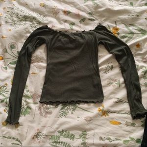 Hollister off the shoulder long sleeve